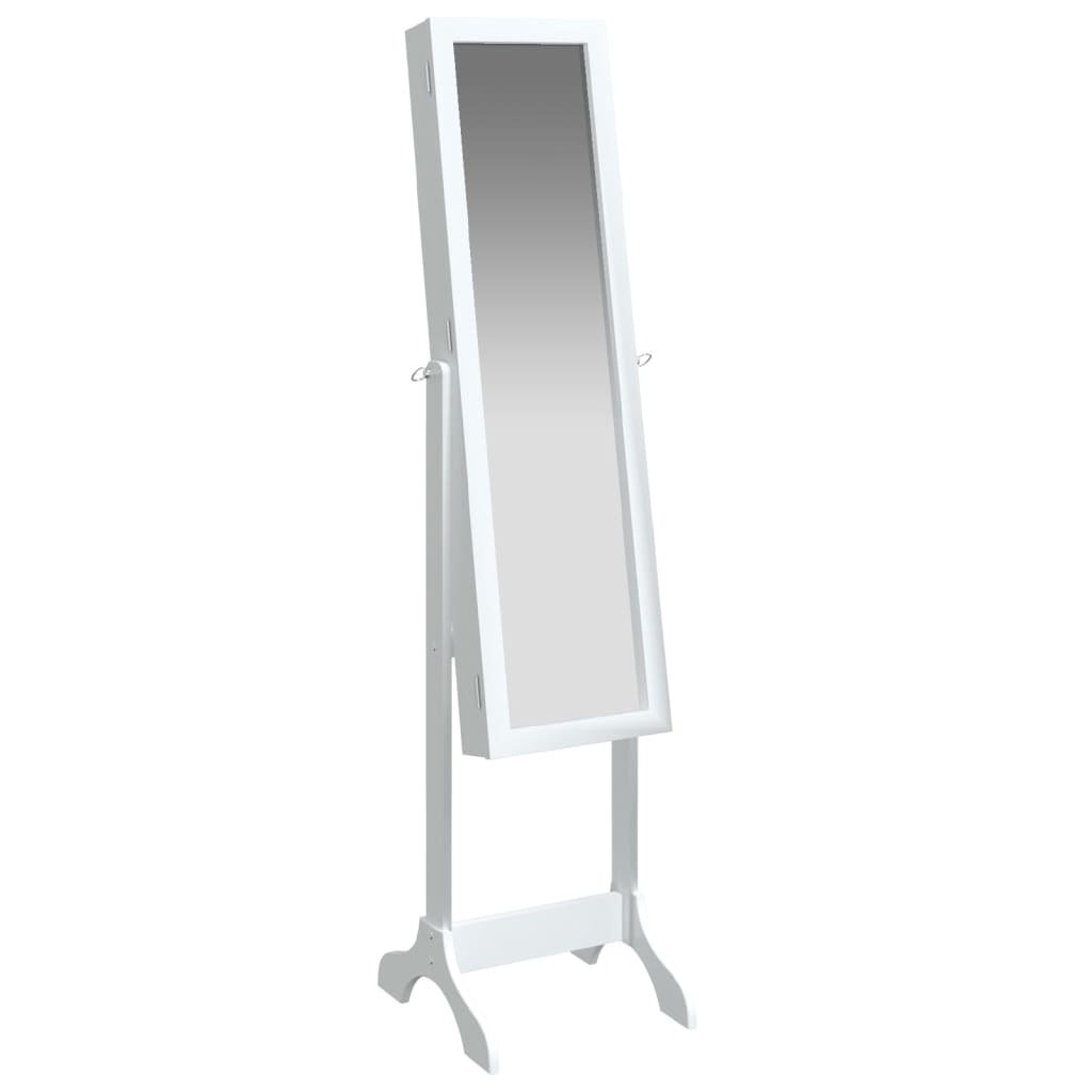 vidaXL Oglindă de sine stătătoare, alb, 34x37x146 cm vidaXL Oglindă de sine stătătoare, alb, 34x37x146 cm