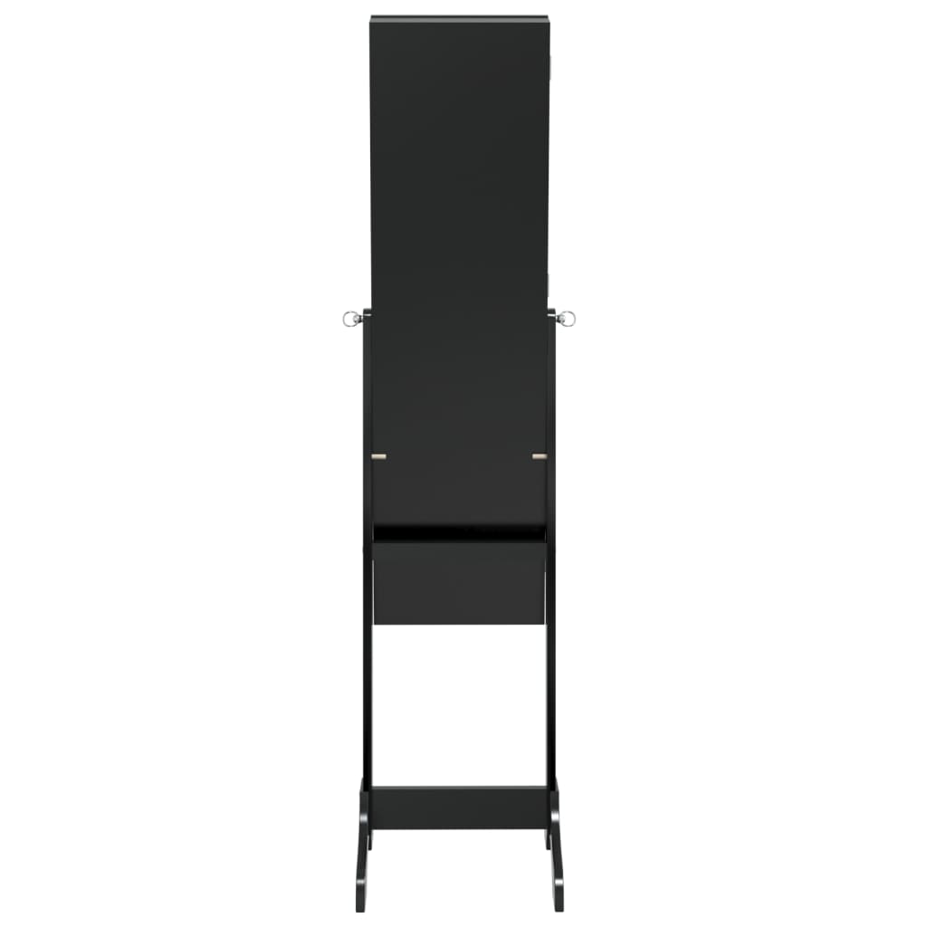 vidaXL Oglindă de sine stătătoare, negru, 34x37x146 cm vidaXL Oglindă de sine stătătoare, negru, 34x37x146 cm