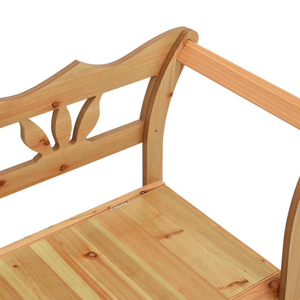 vidaXL Bancă, 107x45x75,5 cm, lemn masiv de brad