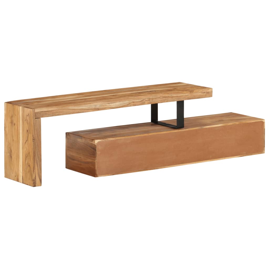 vidaXL Comodă TV (118-200) x 30 x 40 cm, lemn masiv de acacia vidaXL Comodă TV (118-200) x 30 x 40 cm, lemn masiv de acacia