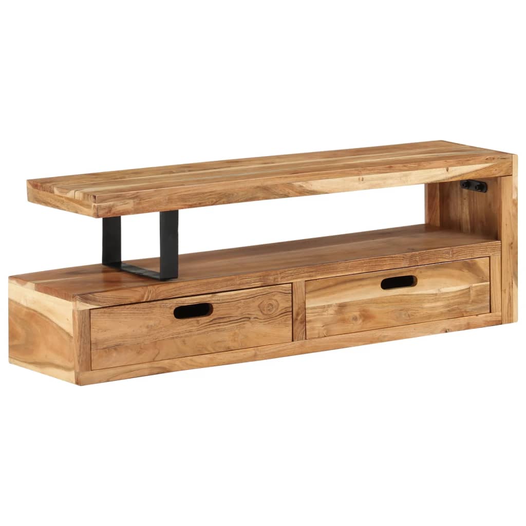 vidaXL Comodă TV (118-200) x 30 x 40 cm, lemn masiv de acacia vidaXL Comodă TV (118-200) x 30 x 40 cm, lemn masiv de acacia
