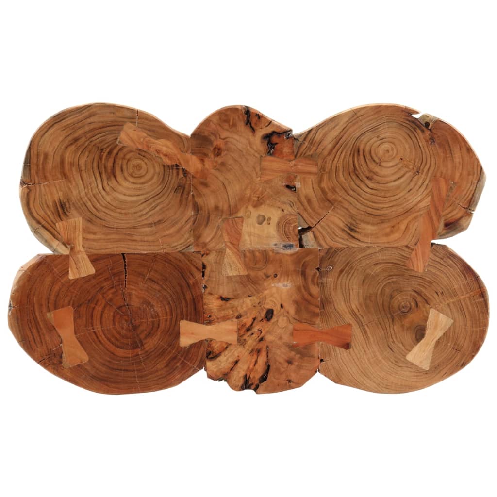 vidaXL Masă de bar din buștean, 90x54x105 cm, lemn masiv de acacia vidaXL Masă de bar din buștean, 90x54x105 cm, lemn masiv de acacia
