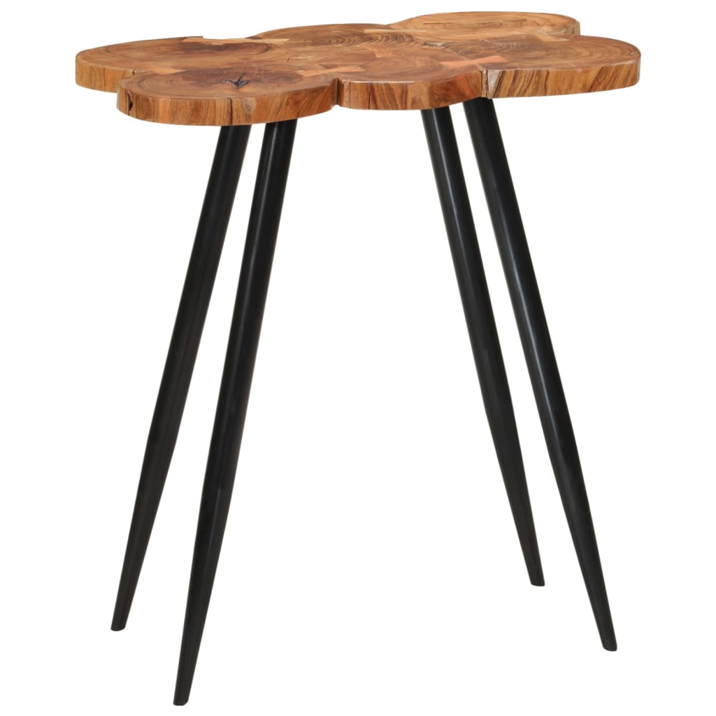 vidaXL Masă de bar din buștean, 90x54x105 cm, lemn masiv de acacia vidaXL Masă de bar din buștean, 90x54x105 cm, lemn masiv de acacia