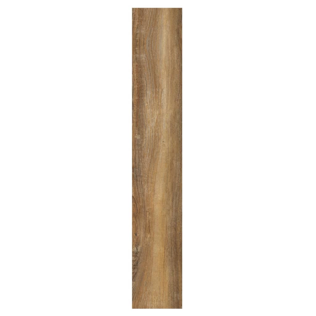 vidaXL Panouri de perete aspect lemn, maro, 2,06 m², PVC