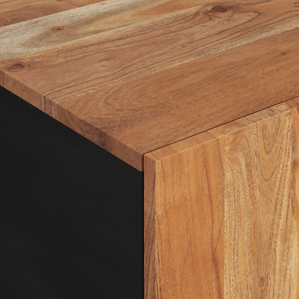 vidaXL Măsuță de cafea, 100x54x40 cm, lemn masiv acacia/lemn prelucrat vidaXL Măsuță de cafea, 100x54x40 cm, lemn masiv acacia/lemn prelucrat