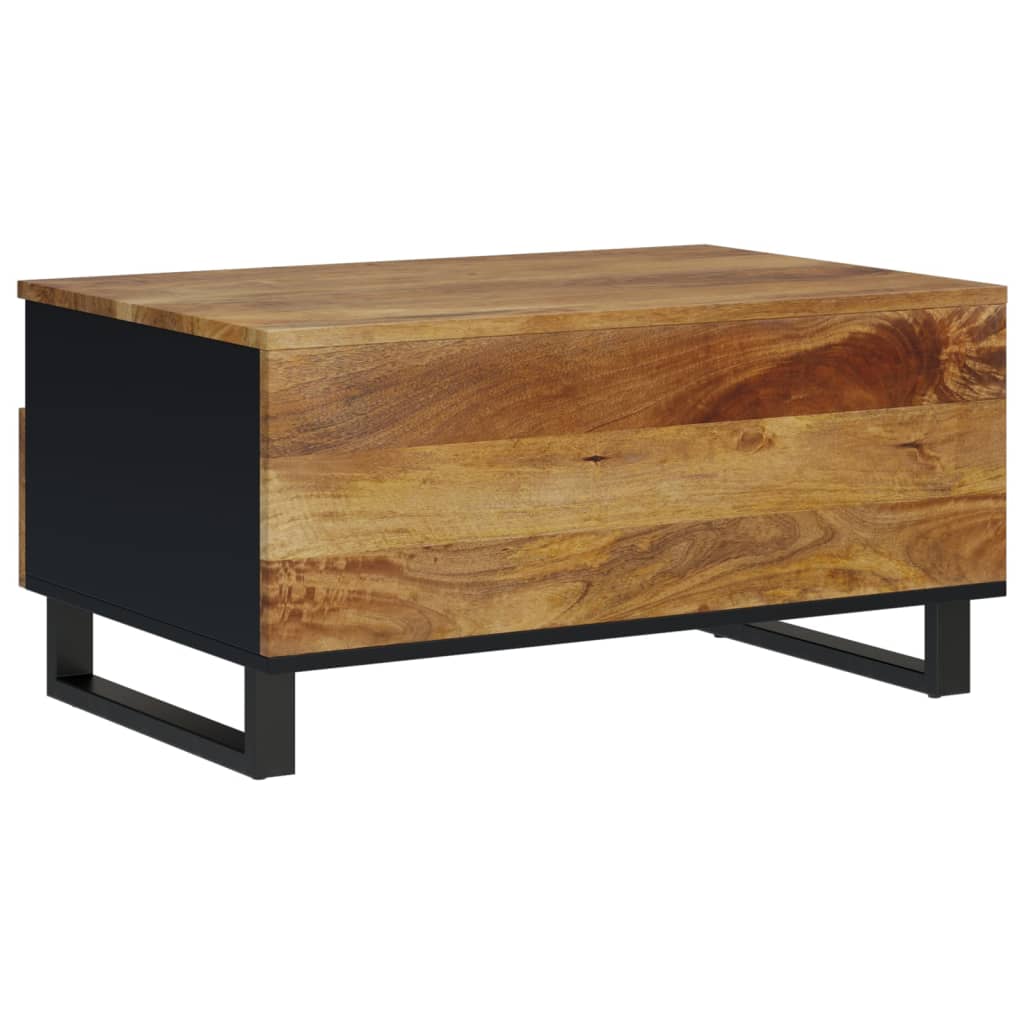 vidaXL Măsuță de cafea, 80x54x40 cm, lemn masiv mango/lemn prelucrat vidaXL Măsuță de cafea, 80x54x40 cm, lemn masiv mango/lemn prelucrat