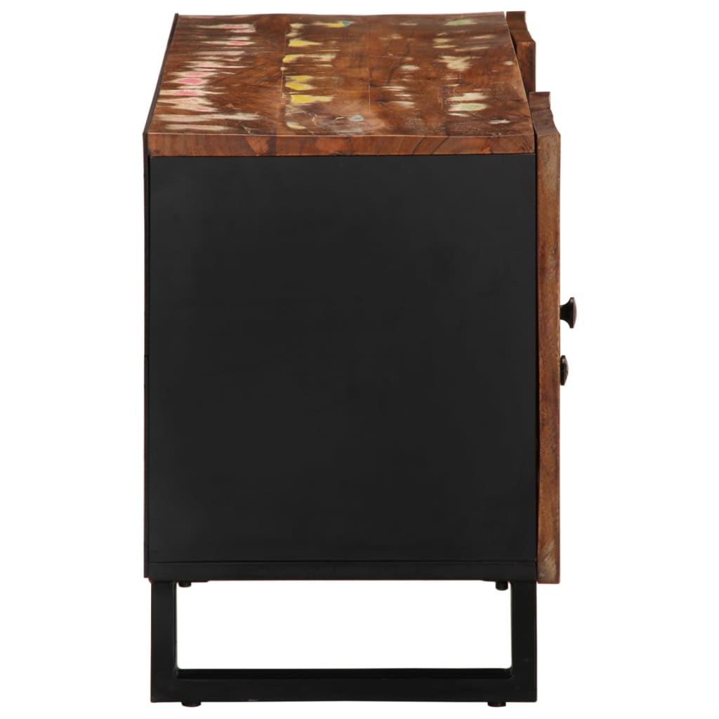 vidaXL Dulap TV, 105x33,5x46 cm, lemn masiv reciclat&lemn prelucrat