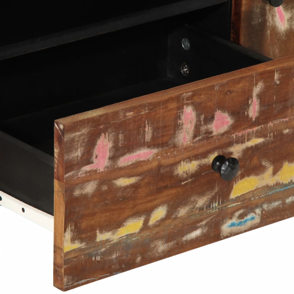 vidaXL Dulap TV, 105x33,5x46 cm, lemn masiv reciclat&lemn prelucrat