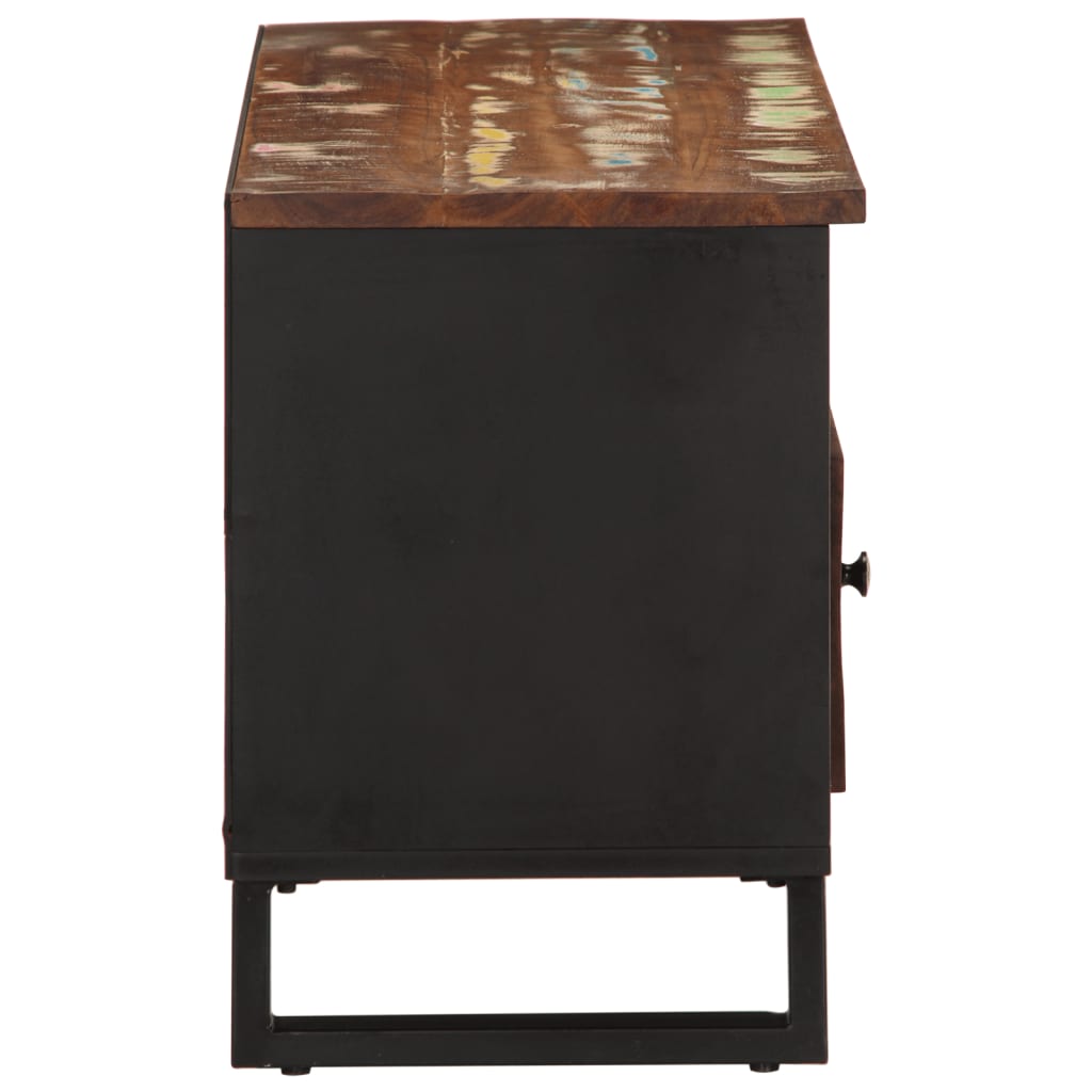 vidaXL Dulap TV, 100x33x46 cm, lemn masiv reciclat&lemn prelucrat