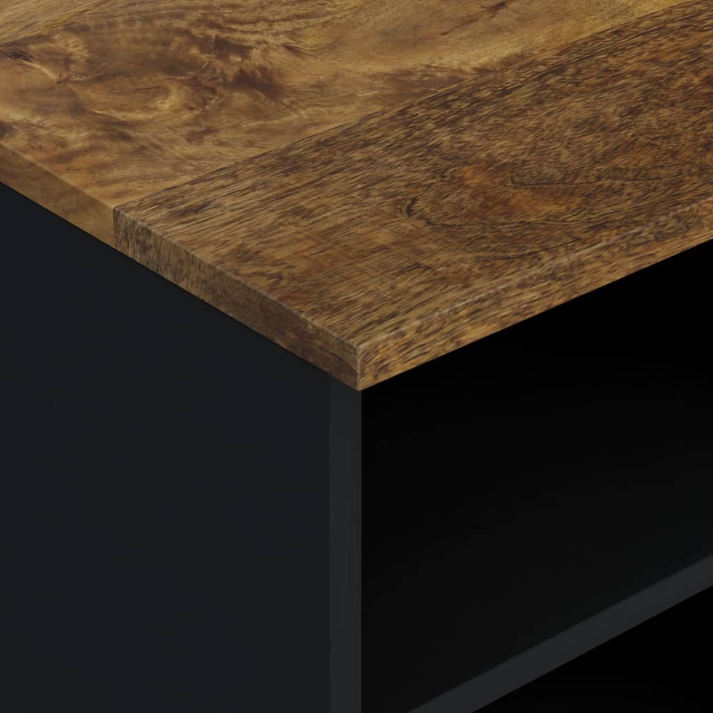 vidaXL Dulap TV 80x33x46 cm, lemn masiv de mango și lemn prelucrat