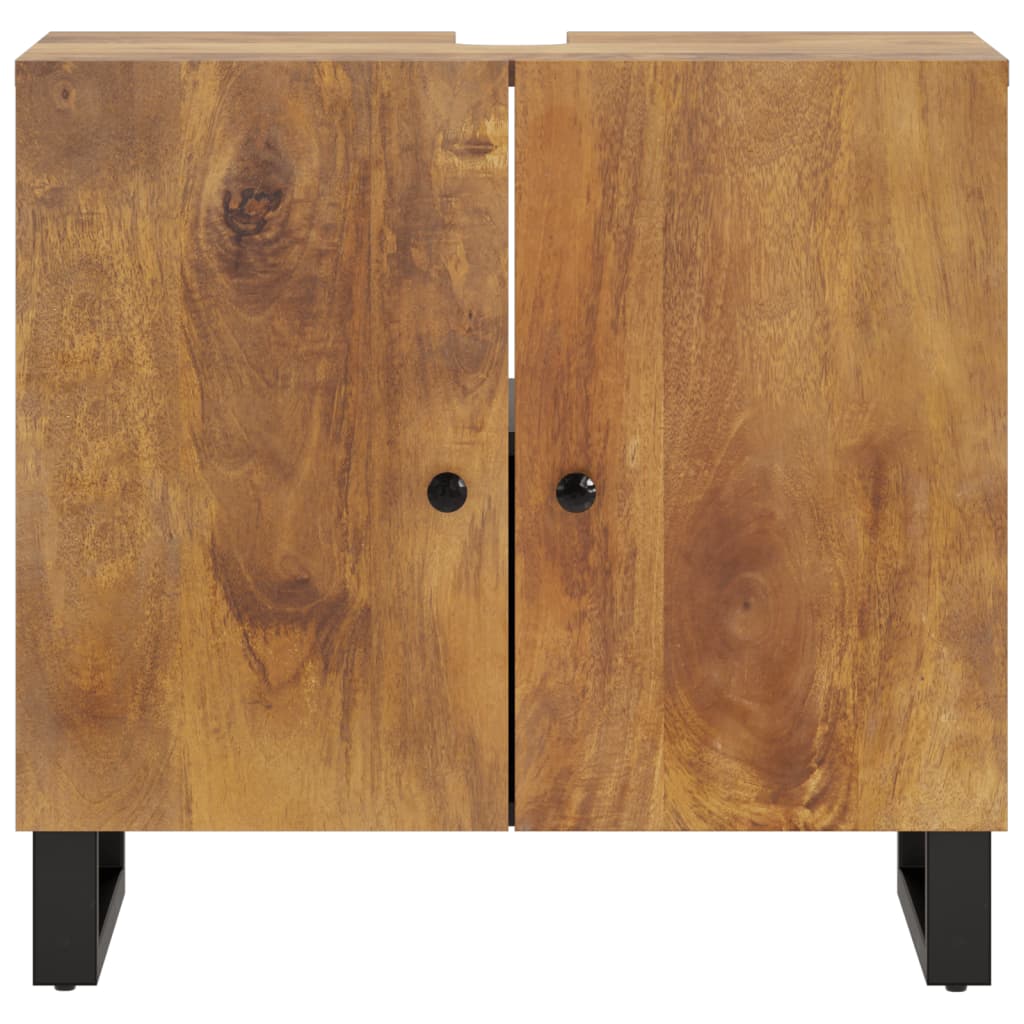 vidaXL Dulap de chiuvetă 62x33x58 cm lemn masiv mango & lemn compozit