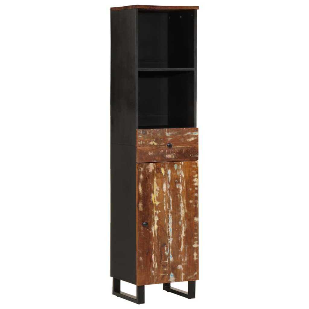vidaXL Dulap de baie, 38x33x160 cm, lemn masiv reciclat vidaXL Dulap de baie, 38x33x160 cm, lemn masiv reciclat