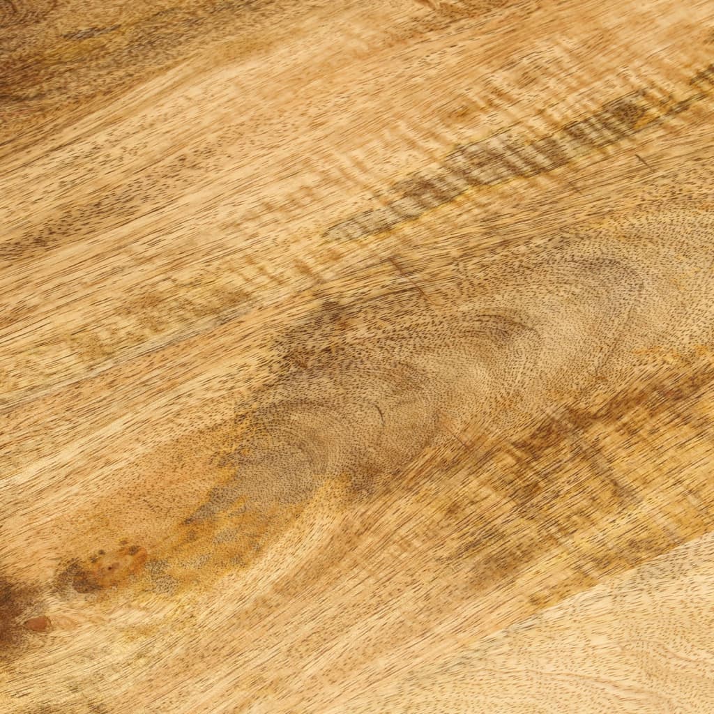 vidaXL Măsuță de cafea 2 straturi, 100x55x38 cm, lemn masiv mango/oțel vidaXL Măsuță de cafea 2 straturi, 100x55x38 cm, lemn masiv mango/oțel