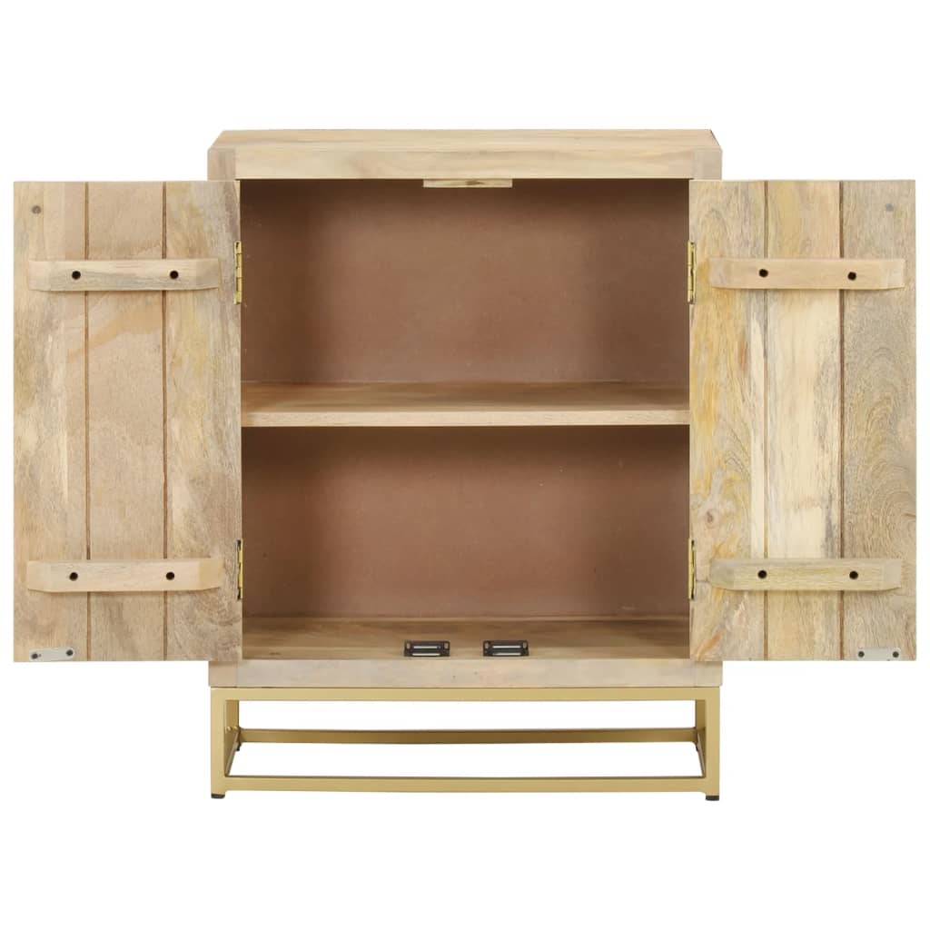 vidaXL Dulap cu 2 uși, 55x30x70 cm, lemn masiv de mango