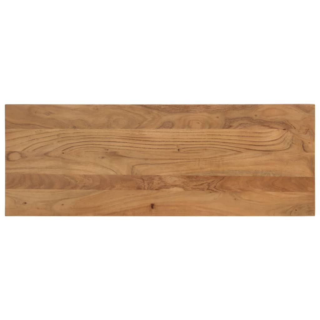 vidaXL Bancă de bucătărie, 110x40x46 cm, lemn masiv de acacia și oțel vidaXL Bancă de bucătărie, 110x40x46 cm, lemn masiv de acacia și oțel