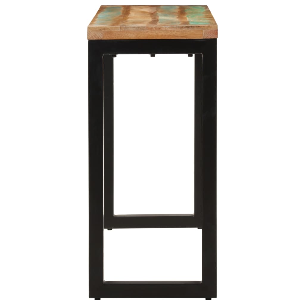 vidaXL Masă consolă, 110x35x75 cm, lemn masiv de reciclat vidaXL Masă consolă, 110x35x75 cm, lemn masiv de reciclat