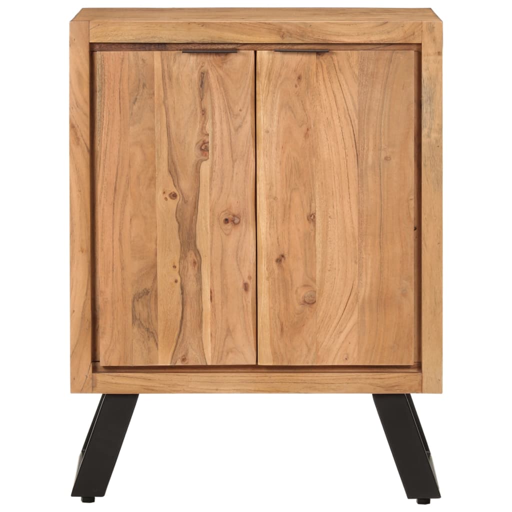 vidaXL Servantă cu 2 uși, 55x36x72 cm, lemn masiv acacia