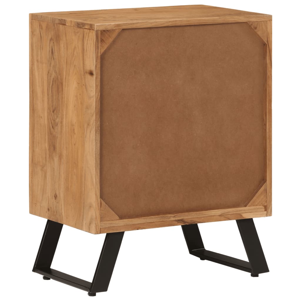 vidaXL Servantă cu 2 uși, 55x36x72 cm, lemn masiv acacia