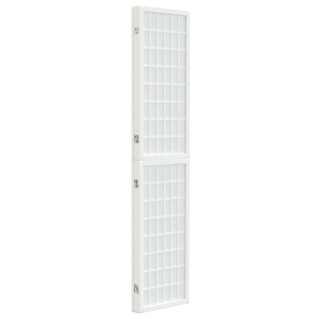 vidaXL Paravan pliabil de cameră 3 panouri alb 120x170 cm stil japonez vidaXL Paravan pliabil de cameră 3 panouri alb 120x170 cm stil japonez