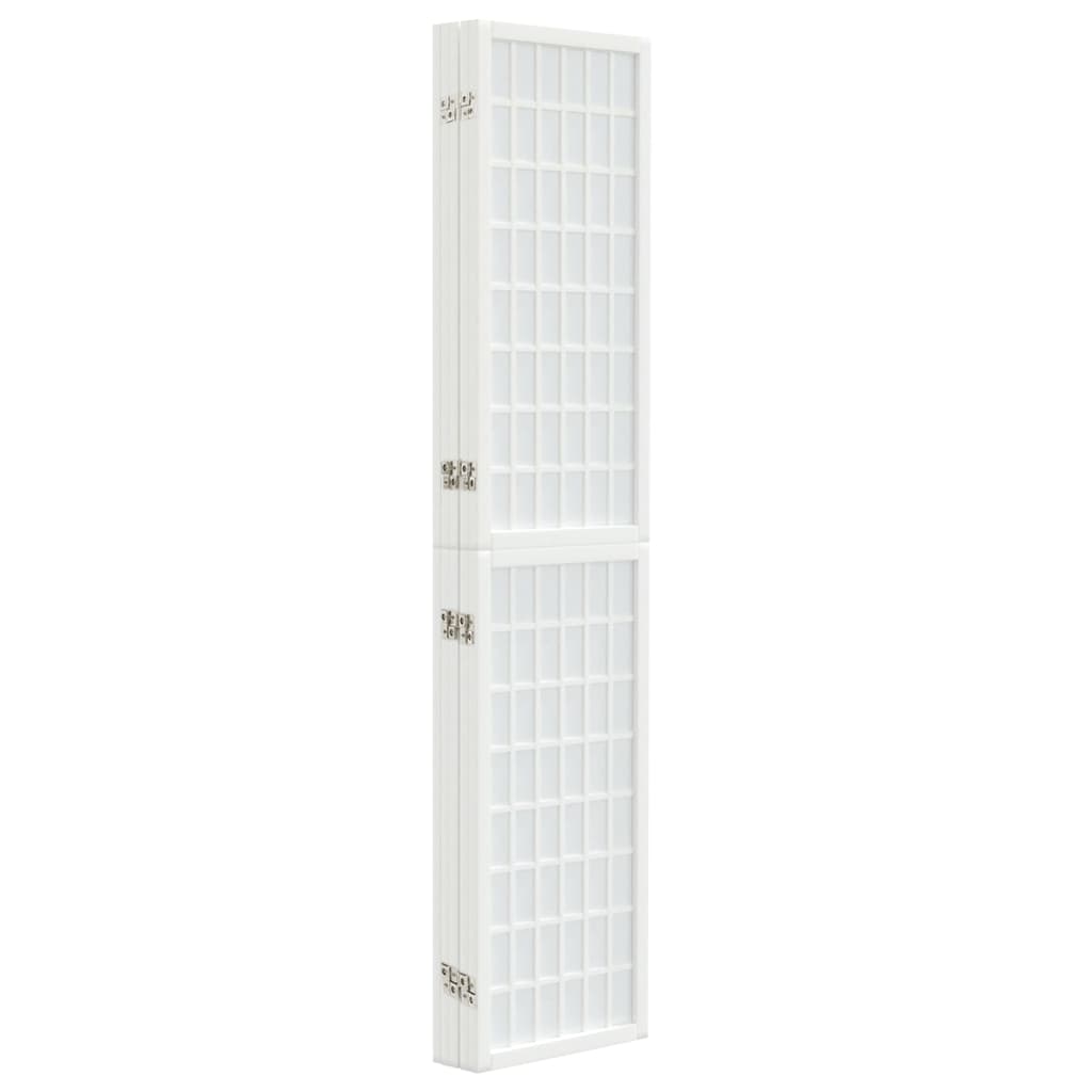 vidaXL Paravan pliabil cu 5 panouri, stil japonez, alb, 200x170 cm vidaXL Paravan pliabil cu 5 panouri, stil japonez, alb, 200x170 cm