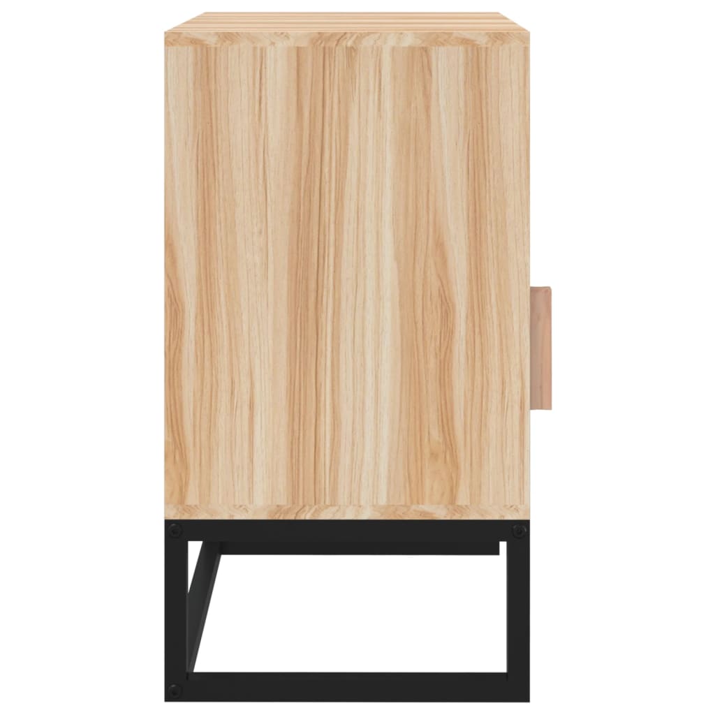 vidaXL Dulap noptieră, 40x30x55,5 cm, lemn prelucrat & fier vidaXL Dulap noptieră, 40x30x55,5 cm, lemn prelucrat & fier