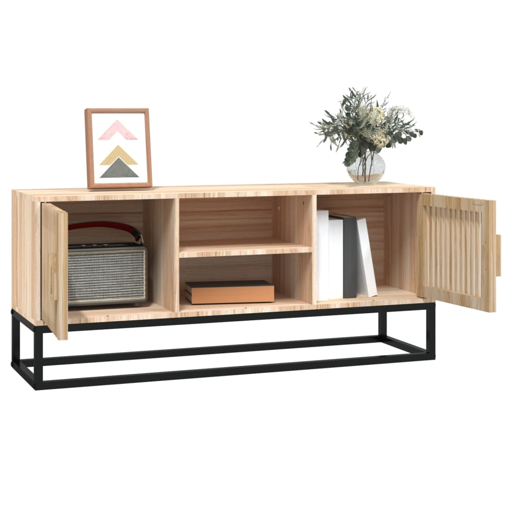 vidaXL Comodă TV, 105x30x45 cm, lemn prelucrat & fier
