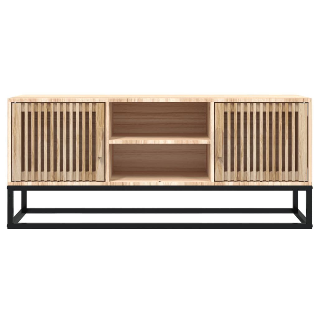vidaXL Comodă TV, 105x30x45 cm, lemn prelucrat & fier
