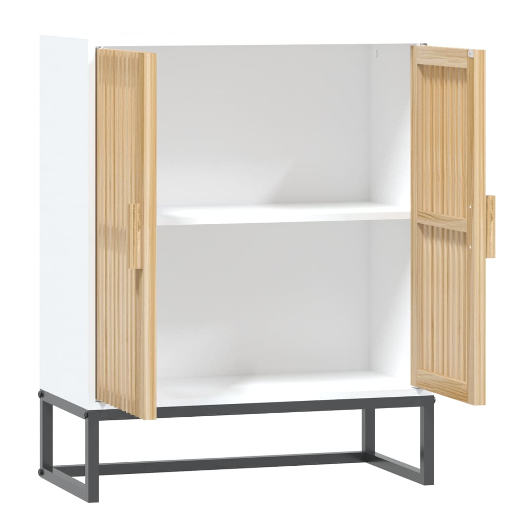 vidaXL Dulap, alb, 60x30x75 cm, lemn prelucrat vidaXL Dulap, alb, 60x30x75 cm, lemn prelucrat