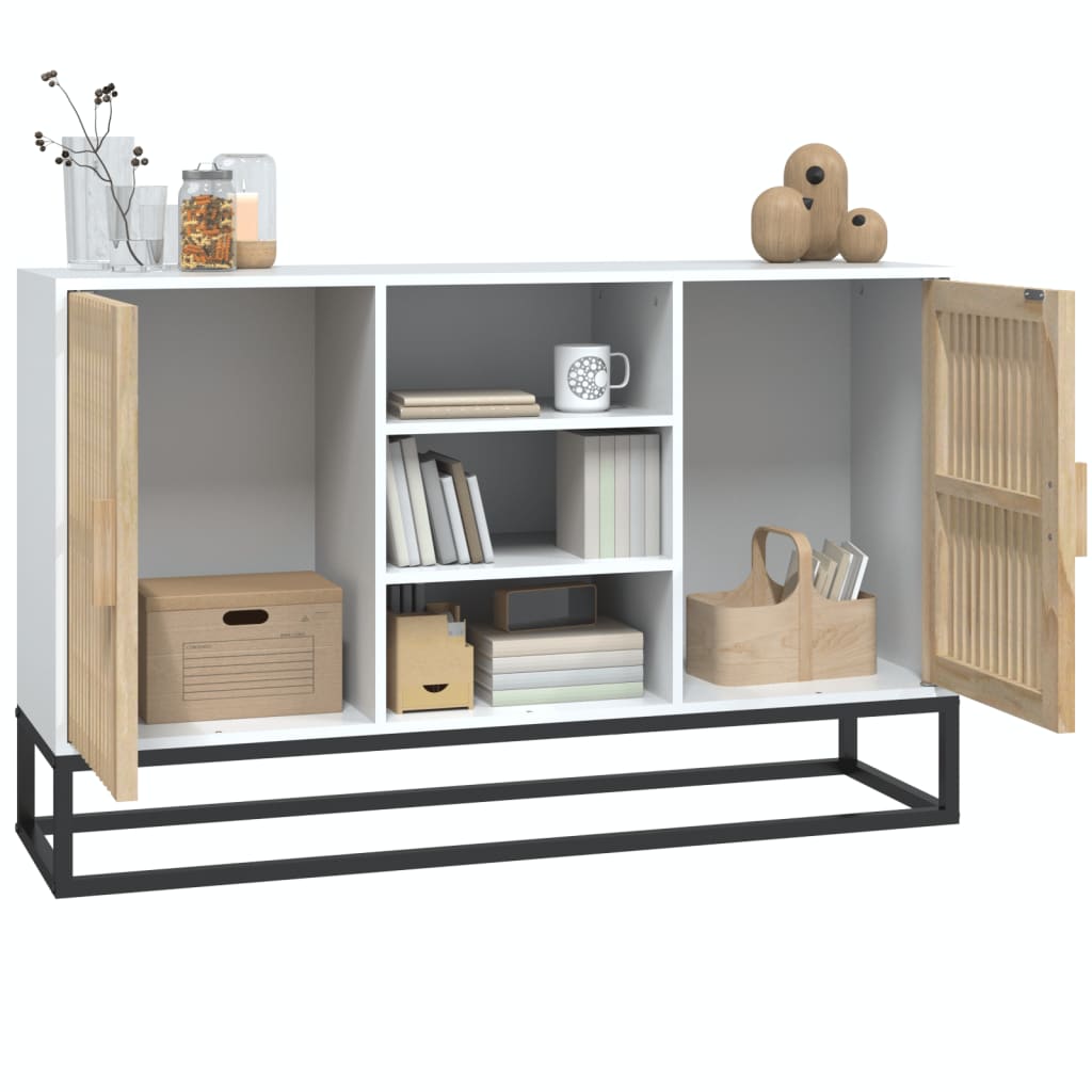 vidaXL Dulap, alb, 105x30x65 cm, lemn prelucrat