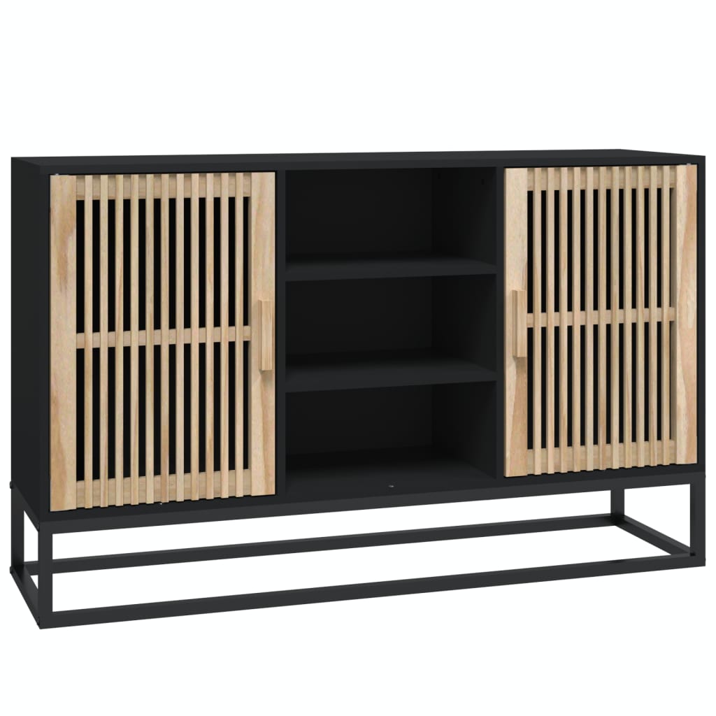 vidaXL Dulap, negru, 105x30x65 cm, lemn prelucrat