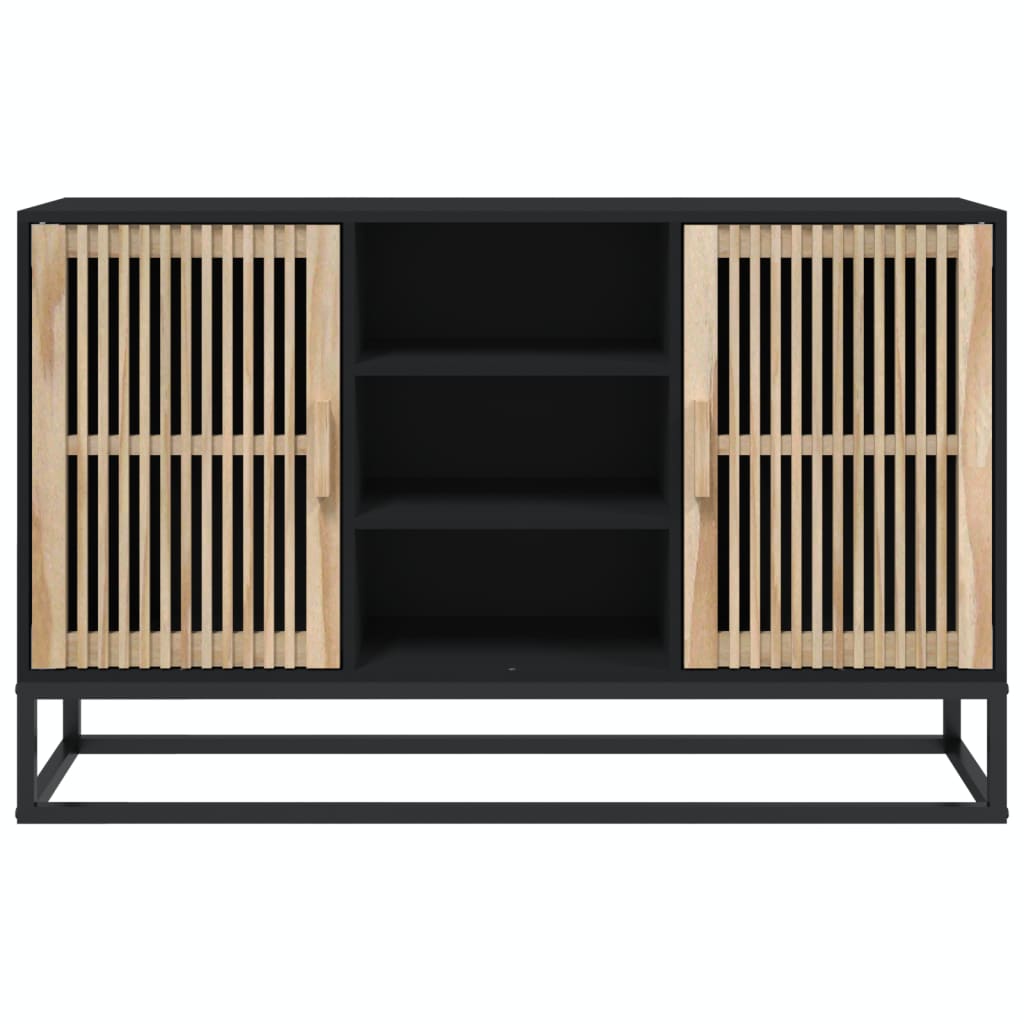 vidaXL Dulap, negru, 105x30x65 cm, lemn prelucrat