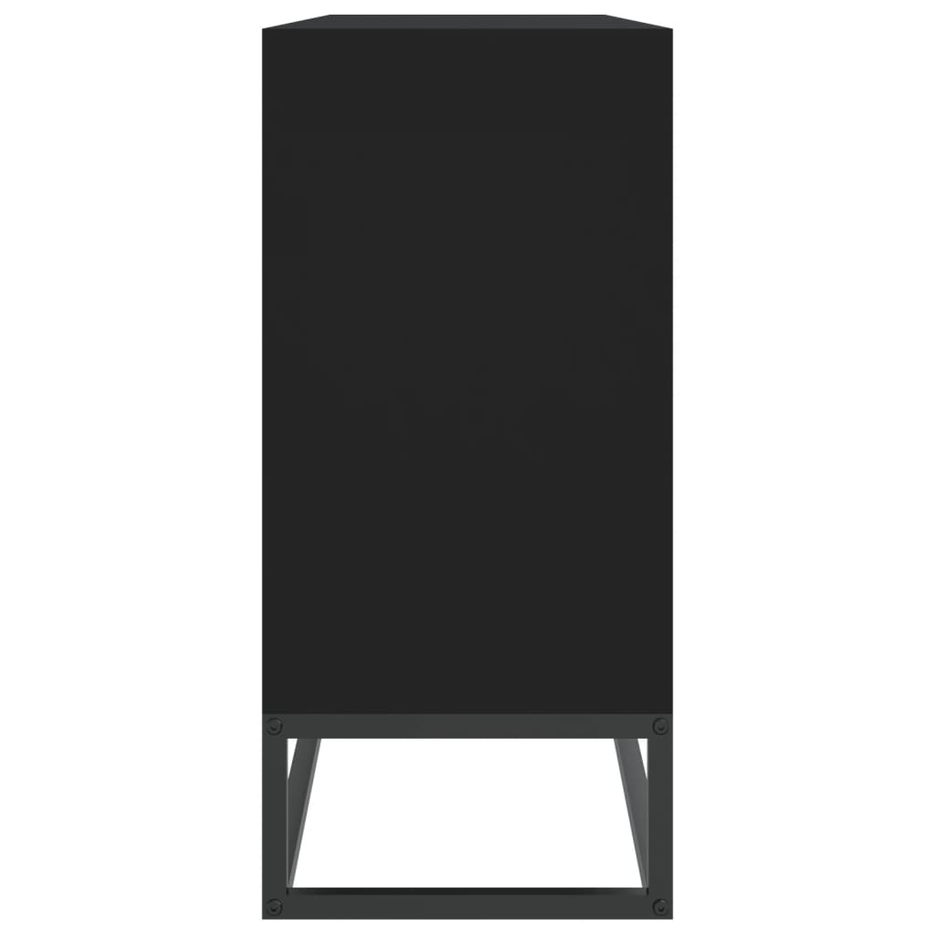 vidaXL Dulap, negru, 105x30x65 cm, lemn prelucrat
