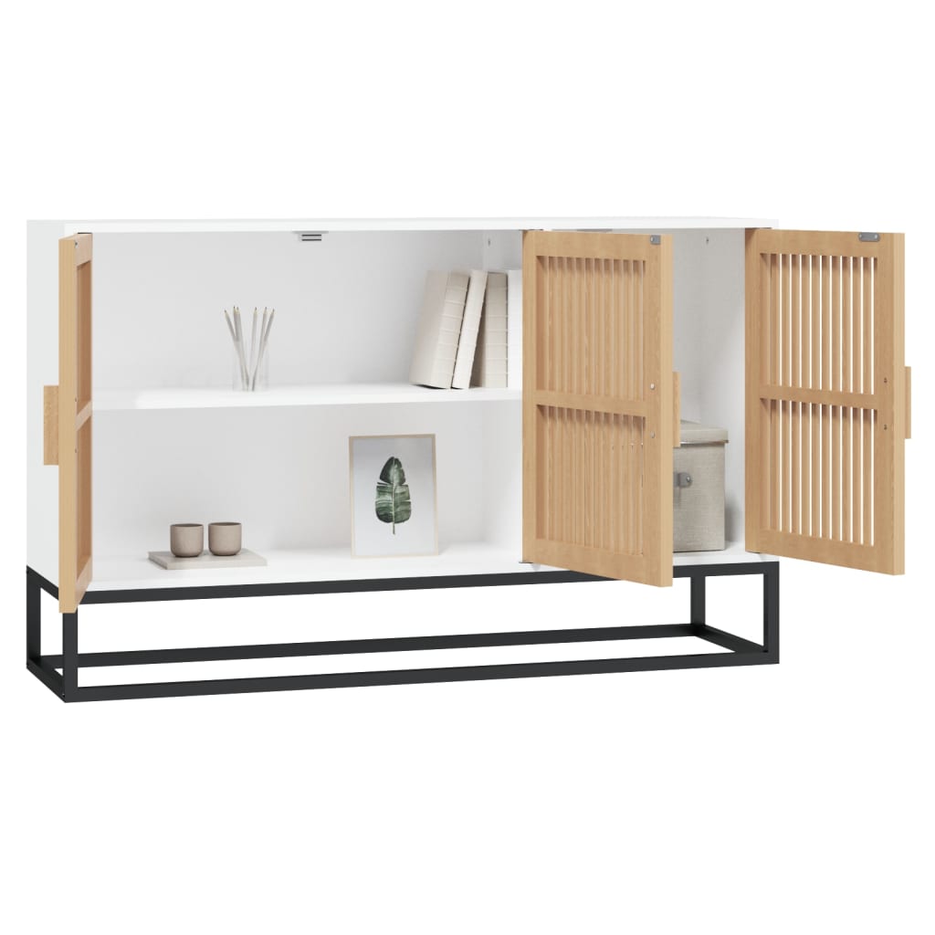 vidaXL Dulap, alb, 105x30x65 cm, lemn prelucrat