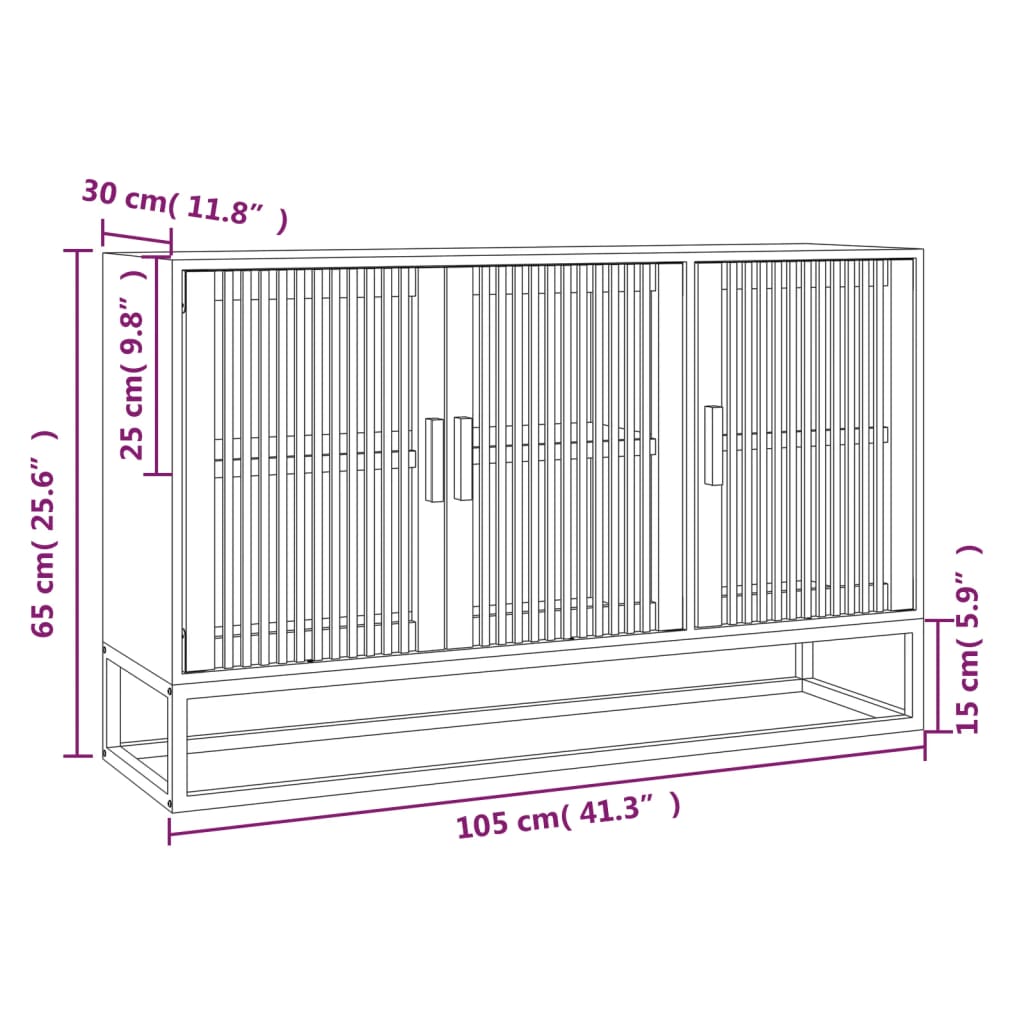 vidaXL Dulap, alb, 105x30x65 cm, lemn prelucrat