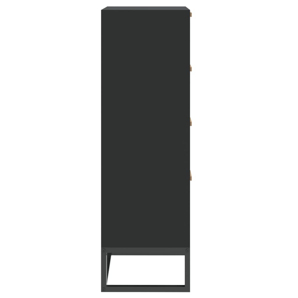 vidaXL Dulap înalt, negru, 40x30x95 cm, lemn prelucrat vidaXL Dulap înalt, negru, 40x30x95 cm, lemn prelucrat