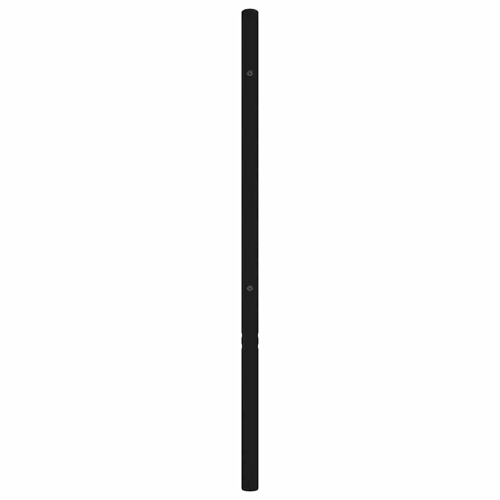 vidaXL Tăblie de pat metalică, negru, 135 cm vidaXL Tăblie de pat metalică, negru, 135 cm