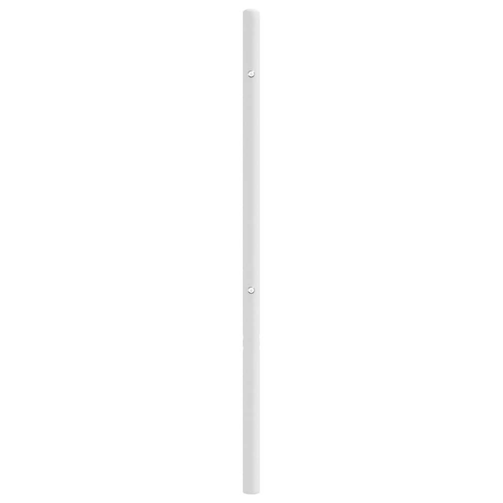 vidaXL Tăblie de pat metalică, alb, 80 cm vidaXL Tăblie de pat metalică, alb, 80 cm