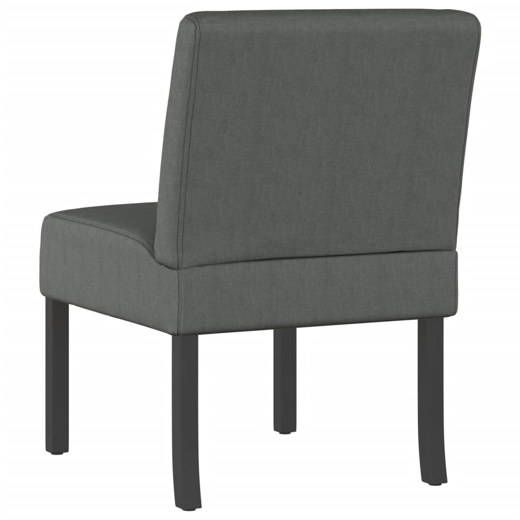 vidaXL Fotoliu, gri închis, material textil