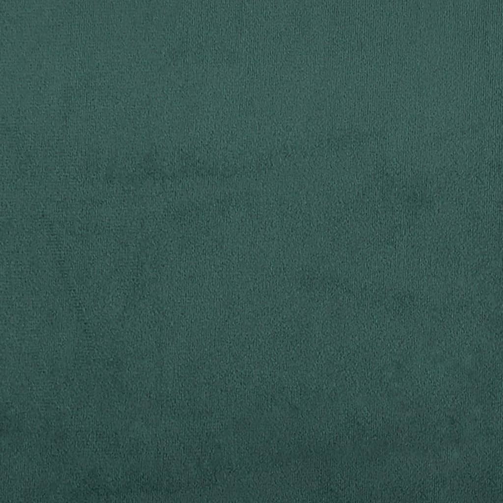 vidaXL Fotoliu cu spătar înalt verde închis catifea design cu nasturi vidaXL Fotoliu cu spătar înalt verde închis catifea design cu nasturi