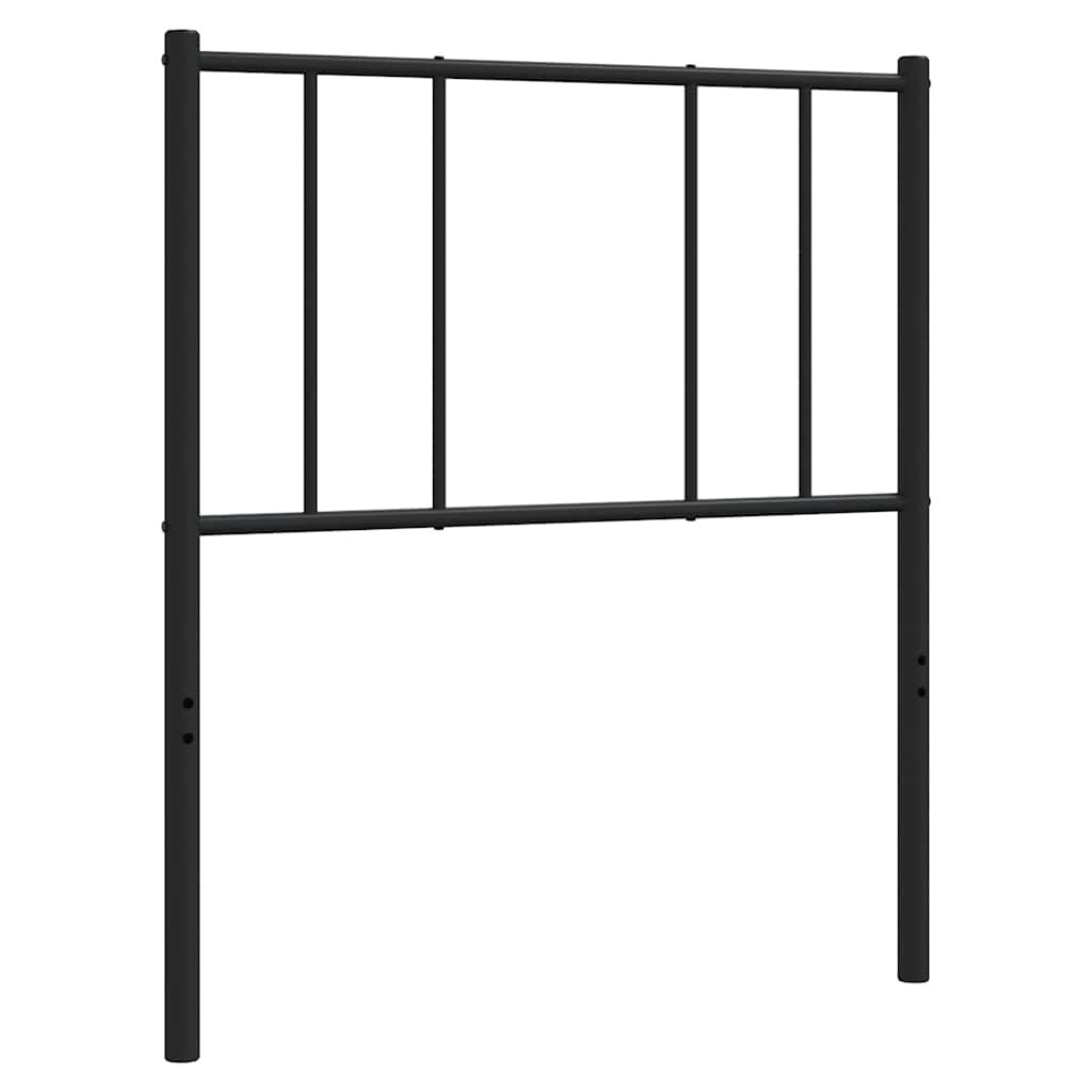 vidaXL Tăblie de pat metalică, negru, 100 cm vidaXL Tăblie de pat metalică, negru, 100 cm
