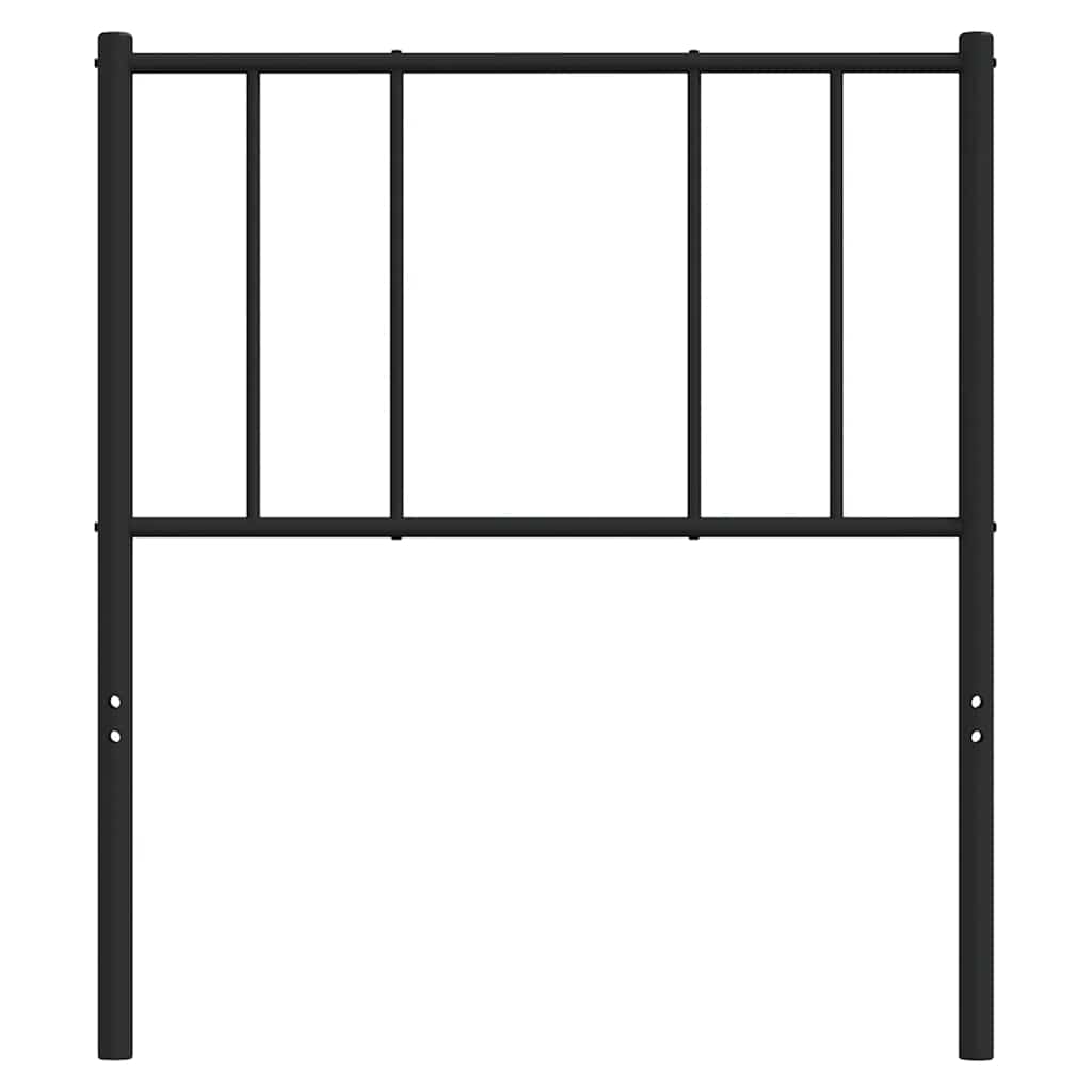 vidaXL Tăblie de pat metalică, negru, 100 cm vidaXL Tăblie de pat metalică, negru, 100 cm