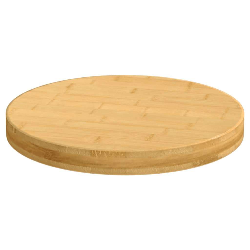 vidaXL Blat de masă, Ø50x4 cm, bambus vidaXL Blat de masă, Ø50x4 cm, bambus