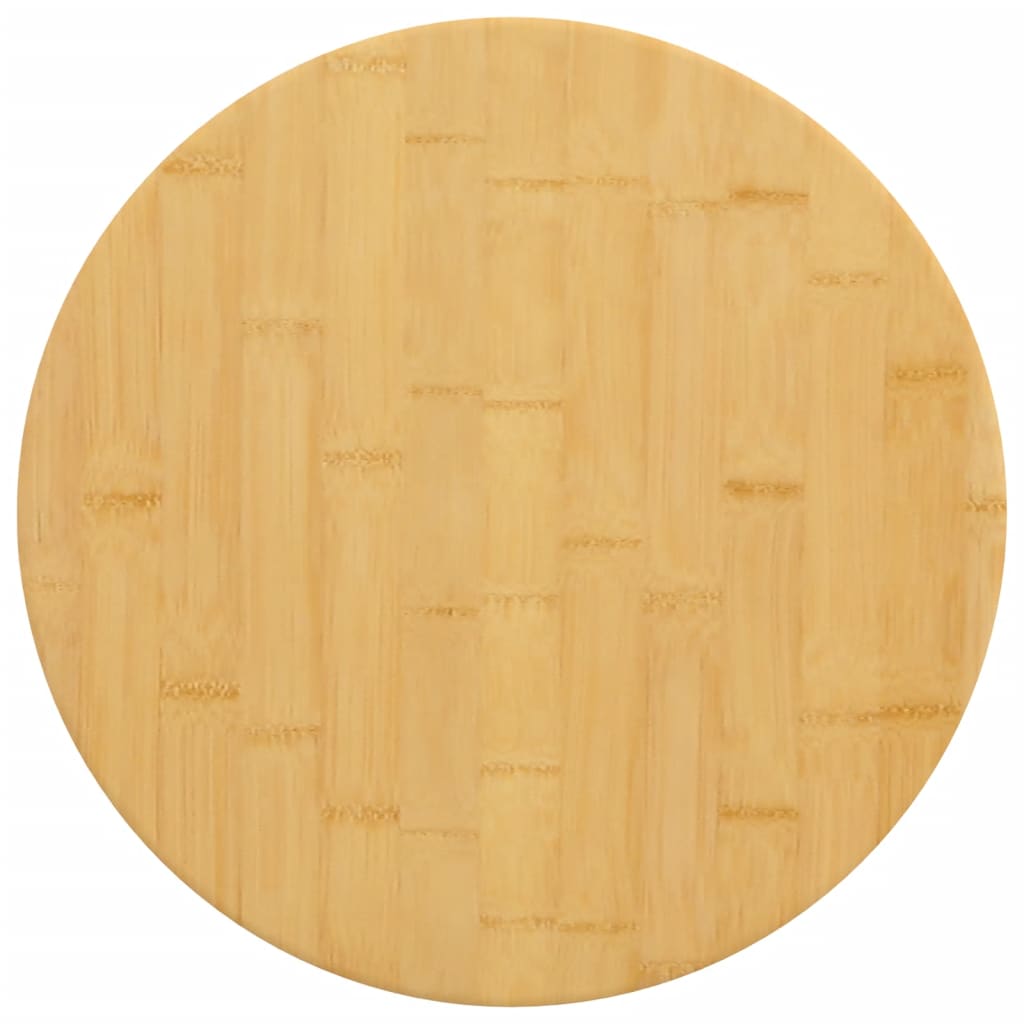 vidaXL Blat de masă, Ø50x4 cm, bambus vidaXL Blat de masă, Ø50x4 cm, bambus