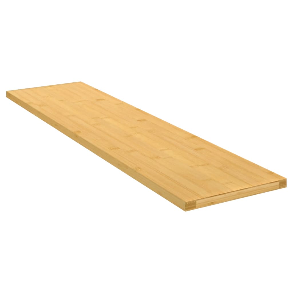 vidaXL Raft de perete, 80x20x1,5 cm, bambus vidaXL Raft de perete, 80x20x1,5 cm, bambus