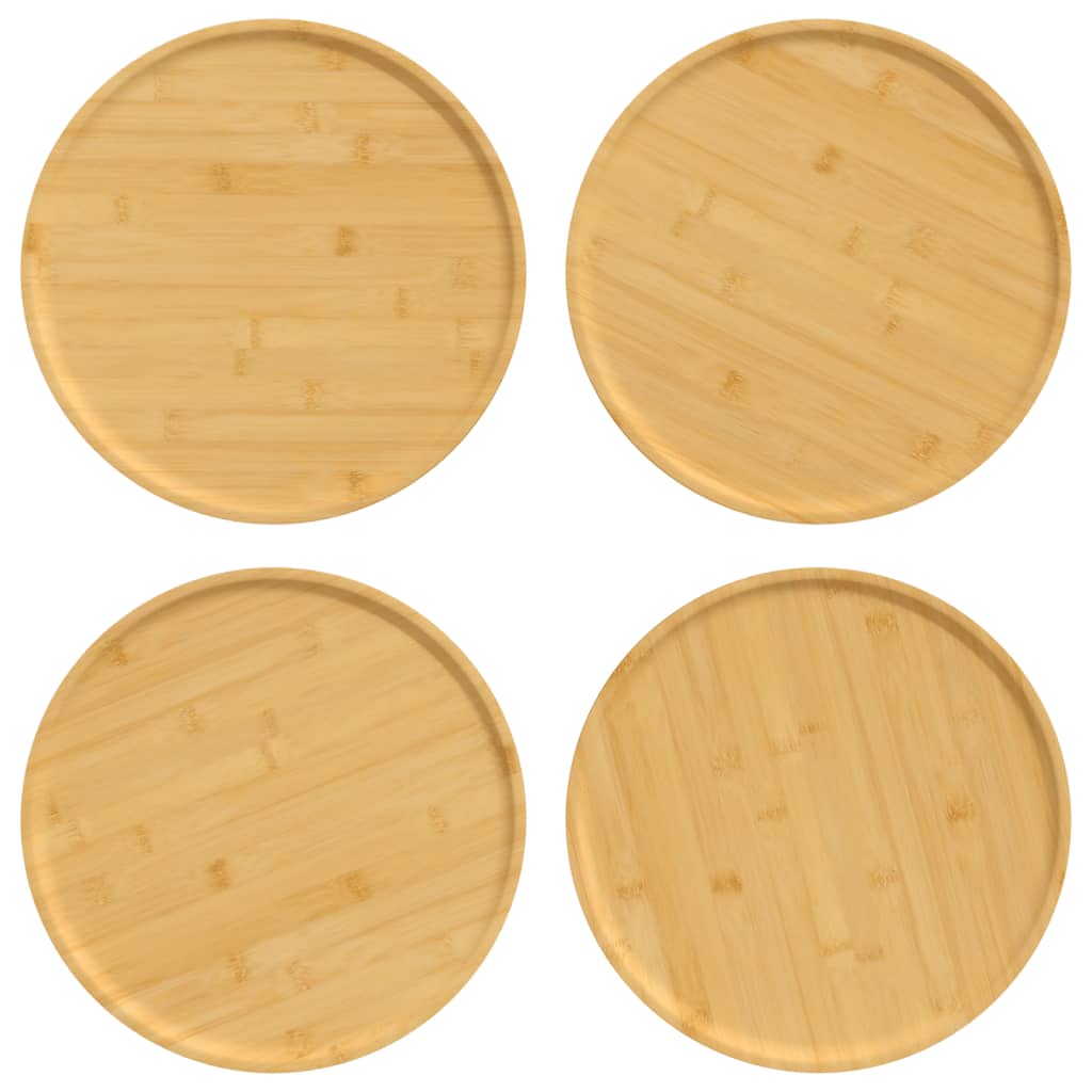 vidaXL Farfurii pentru pizza, 4 buc., Ø32x1,5 cm, bambus vidaXL Farfurii pentru pizza, 4 buc., Ø32x1,5 cm, bambus