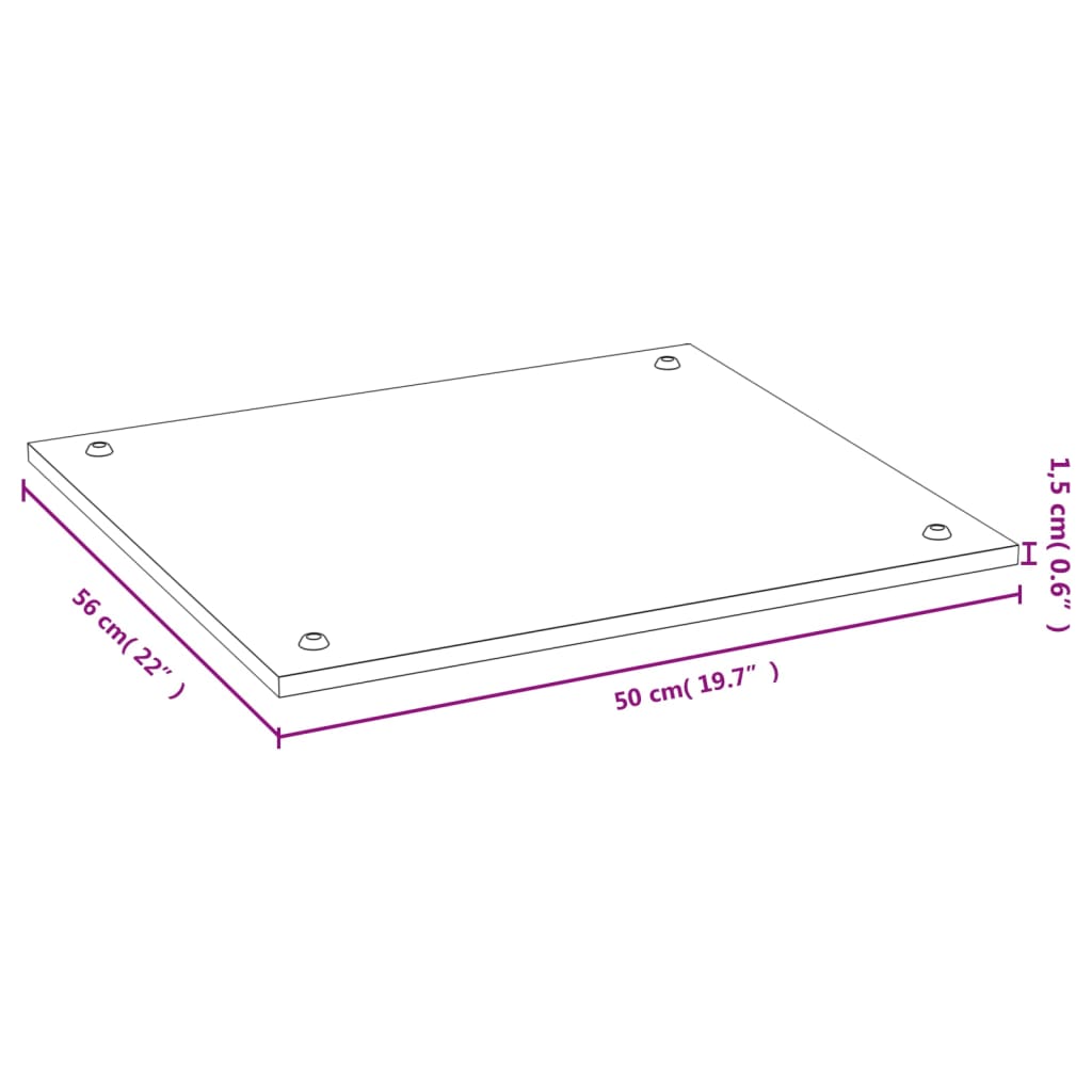 vidaXL Protecție pentru aragaz, 50x56x1,5 cm, bambus vidaXL Protecție pentru aragaz, 50x56x1,5 cm, bambus