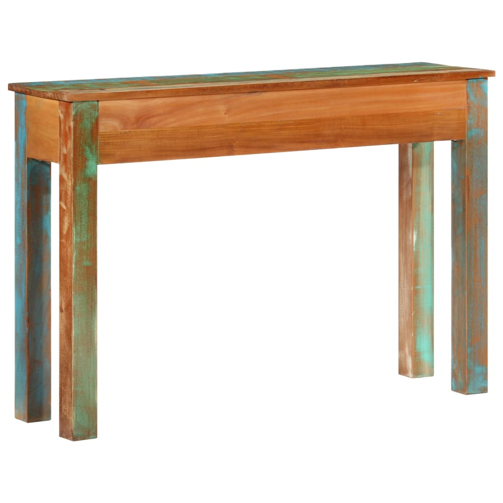 vidaXL Masă consolă, 110x30x75 cm, lemn masiv recuperat vidaXL Masă consolă, 110x30x75 cm, lemn masiv recuperat