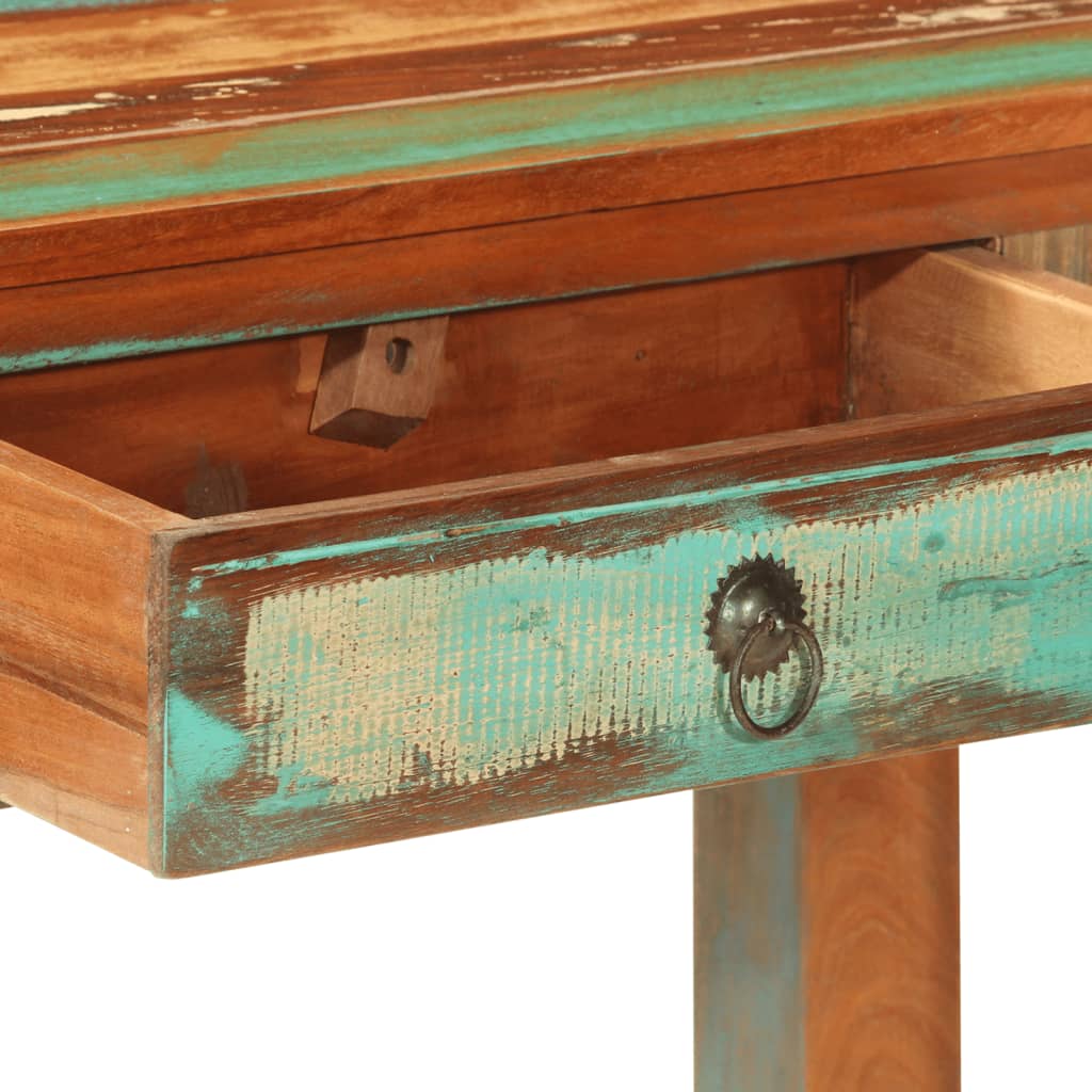 vidaXL Masă consolă, 110x30x75 cm, lemn masiv recuperat vidaXL Masă consolă, 110x30x75 cm, lemn masiv recuperat