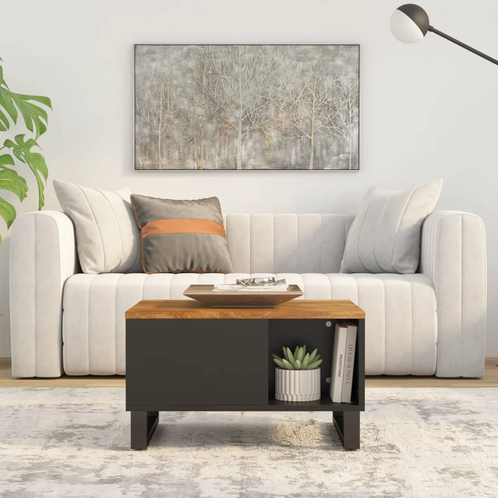 vidaXL Măsuță de cafea, 60x50x35 cm, lemn masiv de mango vidaXL Măsuță de cafea, 60x50x35 cm, lemn masiv de mango