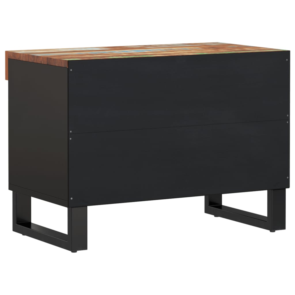 vidaXL Comodă TV, 60x33x43,5 cm, lemn masiv recuperat